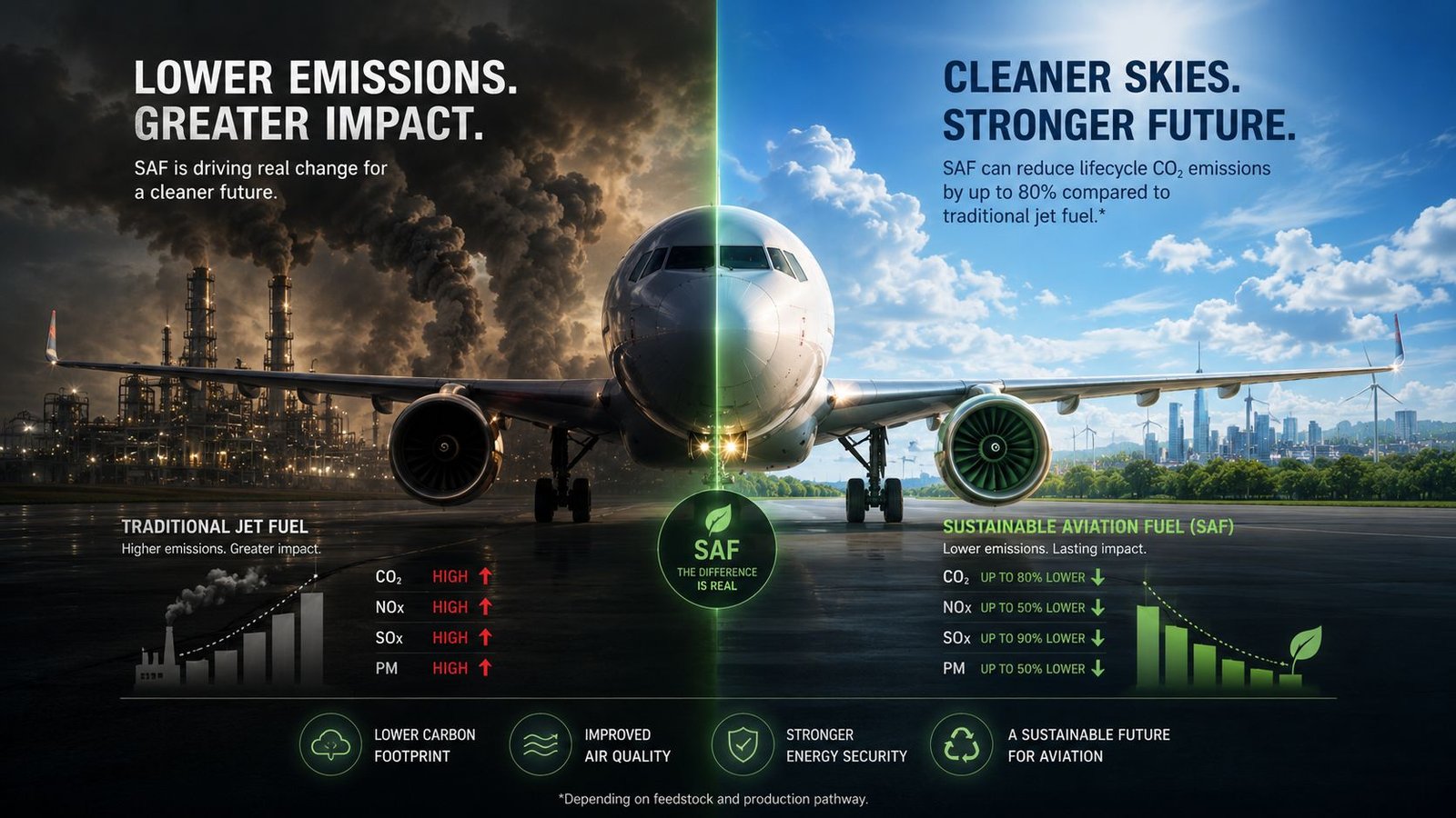 Sustainable Aviation Fuel infrastructure asset panoramic