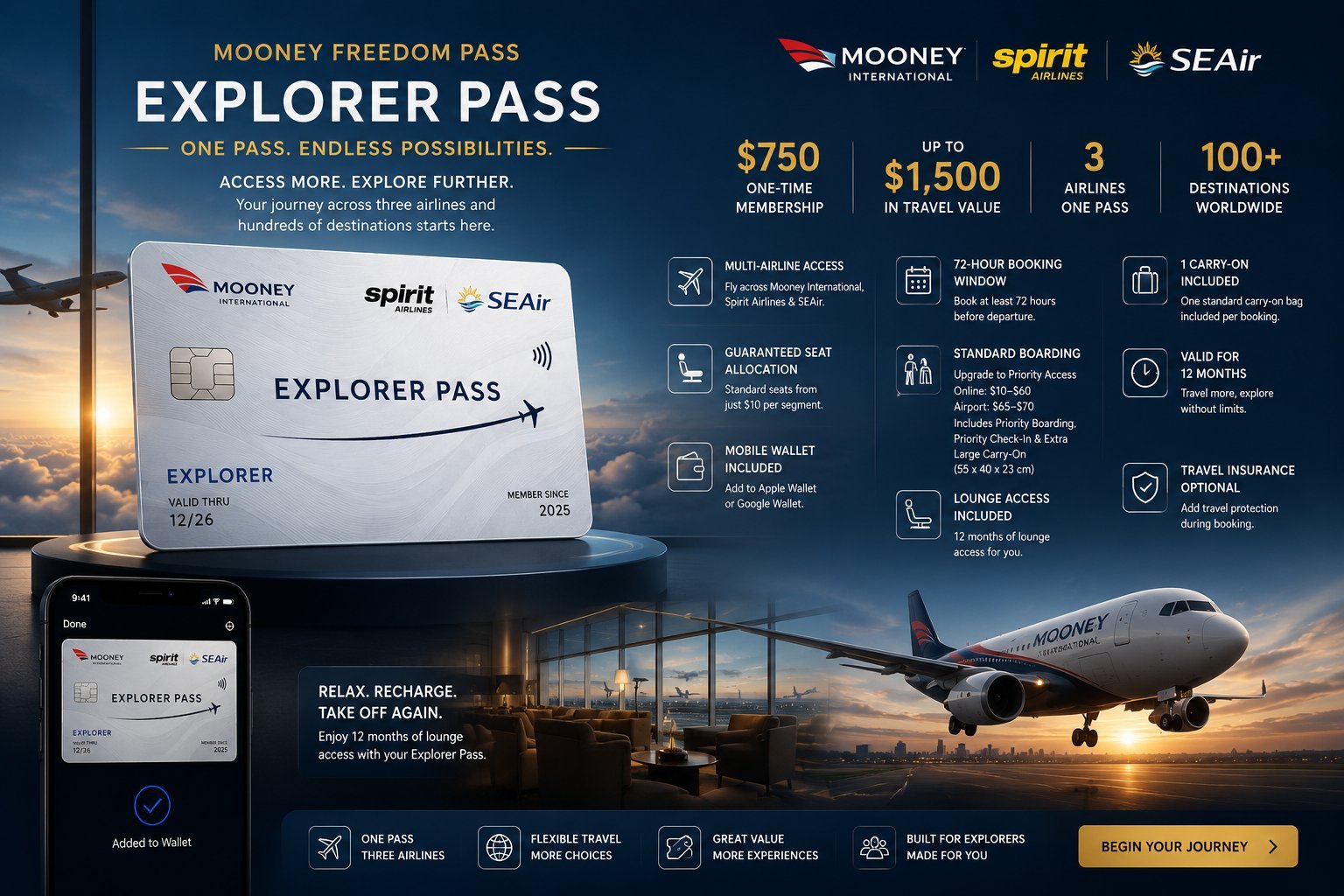 Mooney Explorer Pass Detailed Dashboard Overview