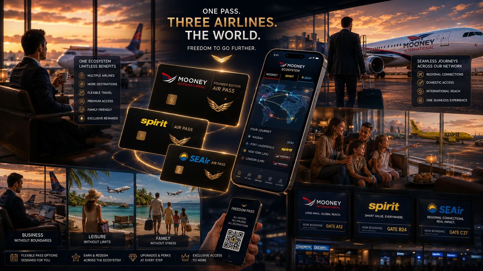 Mooney Air Pass premium digital membership dynamic platform interface view
