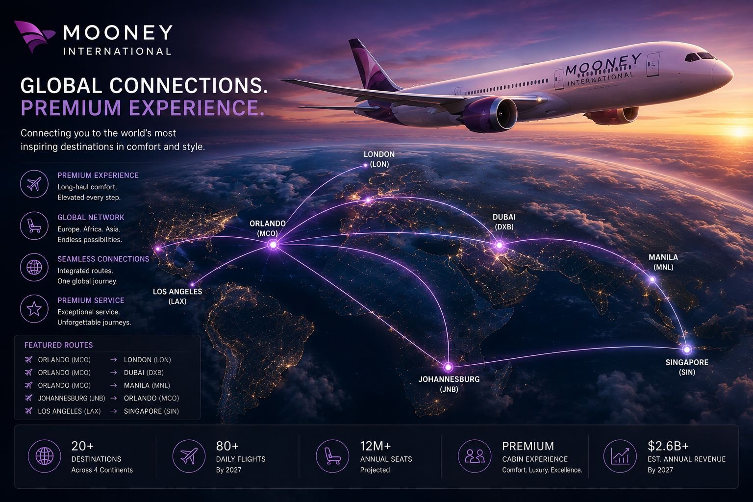 Mooney International long-haul fleet panoramic asset